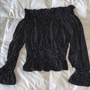 Express Strapless Longsleeve Shirt